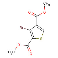 24647-86-7 dimethyl 3-bromothiophene-2,4-dicarboxylate chemical structure