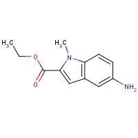 71056-58-1 ethyl 5-amino-1-methylindole-2-carboxylate chemical structure