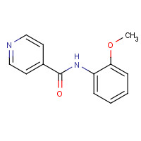70301-28-9 N-(2-methoxyphenyl)pyridine-4-carboxamide chemical structure