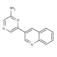 1454654-30-8 6-quinolin-3-ylpyrazin-2-amine chemical structure
