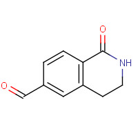 879887-26-0 1-oxo-3,4-dihydro-2H-isoquinoline-6-carbaldehyde chemical structure