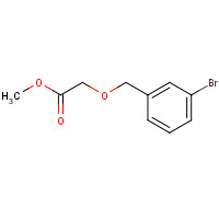 1428725-95-4 methyl 2-[(3-bromophenyl)methoxy]acetate chemical structure
