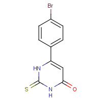 33298-00-9 6-(4-bromophenyl)-2-sulfanylidene-1H-pyrimidin-4-one chemical structure