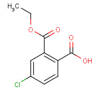 1019118-22-9 4-chloro-2-ethoxycarbonylbenzoic acid chemical structure