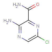 1125-56-0 3-amino-6-chloropyrazine-2-carboxamide chemical structure