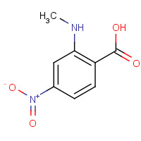 49565-62-0 2-(methylamino)-4-nitrobenzoic acid chemical structure