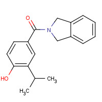 912999-04-3 1,3-dihydroisoindol-2-yl-(4-hydroxy-3-propan-2-ylphenyl)methanone chemical structure