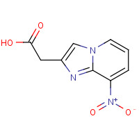 59128-17-5 2-(8-nitroimidazo[1,2-a]pyridin-2-yl)acetic acid chemical structure