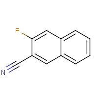 21597-57-9 3-fluoronaphthalene-2-carbonitrile chemical structure