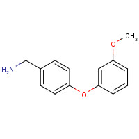 270259-99-9 [4-(3-methoxyphenoxy)phenyl]methanamine chemical structure