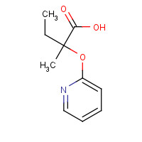605680-43-1 2-methyl-2-pyridin-2-yloxybutanoic acid chemical structure