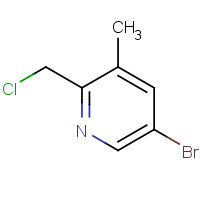 1015060-31-7 5-bromo-2-(chloromethyl)-3-methylpyridine chemical structure