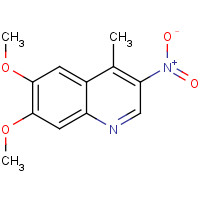 70945-27-6 6,7-dimethoxy-4-methyl-3-nitroquinoline chemical structure
