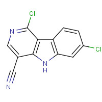 1132655-88-9 1,7-dichloro-5H-pyrido[4,3-b]indole-4-carbonitrile chemical structure