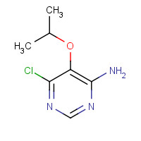5018-43-9 6-chloro-5-propan-2-yloxypyrimidin-4-amine chemical structure