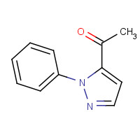 114998-59-3 1-(2-phenylpyrazol-3-yl)ethanone chemical structure