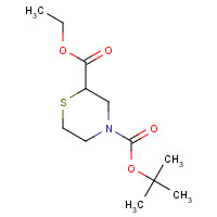 1346597-50-9 4-O-tert-butyl 2-O-ethyl thiomorpholine-2,4-dicarboxylate chemical structure