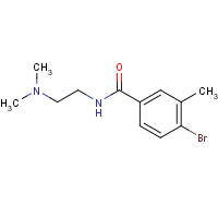 256227-90-4 4-bromo-N-[2-(dimethylamino)ethyl]-3-methylbenzamide chemical structure