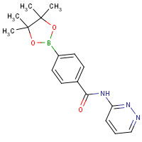 1419221-37-6 N-pyridazin-3-yl-4-(4,4,5,5-tetramethyl-1,3,2-dioxaborolan-2-yl)benzamide chemical structure
