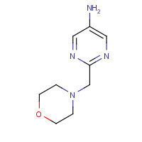 1094073-58-1 2-(morpholin-4-ylmethyl)pyrimidin-5-amine chemical structure