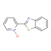 34016-49-4 2-(1-oxidopyridin-1-ium-2-yl)-1,3-benzothiazole chemical structure