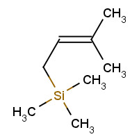 18293-99-7 trimethyl(3-methylbut-2-enyl)silane chemical structure