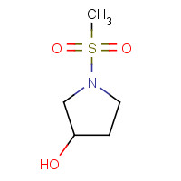 1025772-40-0 1-methylsulfonylpyrrolidin-3-ol chemical structure