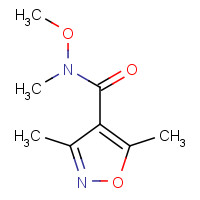 1223452-45-6 N-methoxy-N,3,5-trimethyl-1,2-oxazole-4-carboxamide chemical structure
