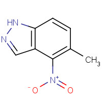 81115-59-5 5-methyl-4-nitro-1H-indazole chemical structure