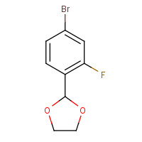 248270-23-7 2-(4-bromo-2-fluorophenyl)-1,3-dioxolane chemical structure