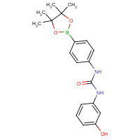 935660-81-4 1-(3-hydroxyphenyl)-3-[4-(4,4,5,5-tetramethyl-1,3,2-dioxaborolan-2-yl)phenyl]urea chemical structure
