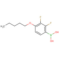156684-91-2 (2,3-difluoro-4-pentoxyphenyl)boronic acid chemical structure