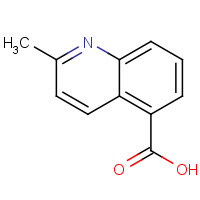 634-39-9 2-methylquinoline-5-carboxylic acid chemical structure