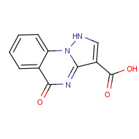 25468-55-7 5-oxo-1H-pyrazolo[1,5-a]quinazoline-3-carboxylic acid chemical structure