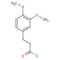 51842-87-6 3-(3,4-dimethoxyphenyl)propanoyl chloride chemical structure