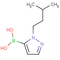 847818-66-0 [2-(3-methylbutyl)pyrazol-3-yl]boronic acid chemical structure