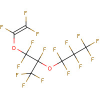 1644-11-7 1,1,1,2,3,3-hexafluoro-2-(1,1,2,2,3,3,3-heptafluoropropoxy)-3-(1,2,2-trifluoroethenoxy)propane chemical structure