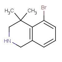 1203684-57-4 5-bromo-4,4-dimethyl-2,3-dihydro-1H-isoquinoline chemical structure