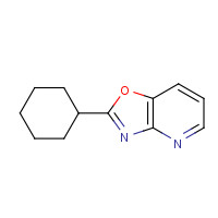 52333-68-3 2-cyclohexyl-[1,3]oxazolo[4,5-b]pyridine chemical structure