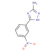 59301-20-1 5-(3-nitrophenyl)-1H-1,2,4-triazol-3-amine chemical structure