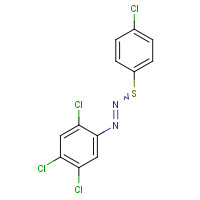 2274-74-0 (4-chlorophenyl)sulfanyl-(2,4,5-trichlorophenyl)diazene chemical structure