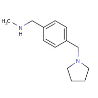 884507-40-8 N-methyl-1-[4-(pyrrolidin-1-ylmethyl)phenyl]methanamine chemical structure