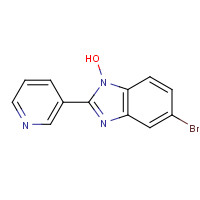 1356482-84-2 5-bromo-1-hydroxy-2-pyridin-3-ylbenzimidazole chemical structure