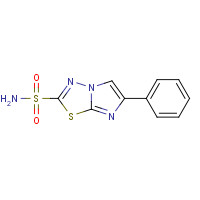 63735-71-7 6-phenylimidazo[2,1-b][1,3,4]thiadiazole-2-sulfonamide chemical structure