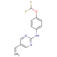 1428558-61-5 N-[4-(difluoromethoxy)phenyl]-5-ethenylpyrimidin-2-amine chemical structure
