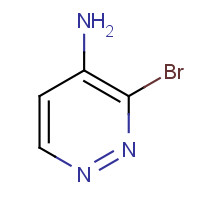 55928-84-2 3-bromopyridazin-4-amine chemical structure