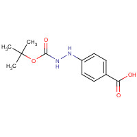 96736-00-4 4-[2-[(2-methylpropan-2-yl)oxycarbonyl]hydrazinyl]benzoic acid chemical structure