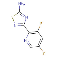 1179362-54-9 3-(3,5-difluoropyridin-2-yl)-1,2,4-thiadiazol-5-amine chemical structure