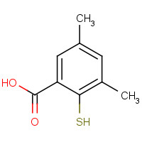 501378-36-5 3,5-dimethyl-2-sulfanylbenzoic acid chemical structure