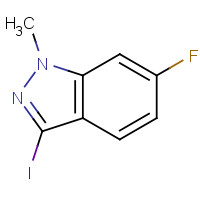 1257535-15-1 6-fluoro-3-iodo-1-methylindazole chemical structure
